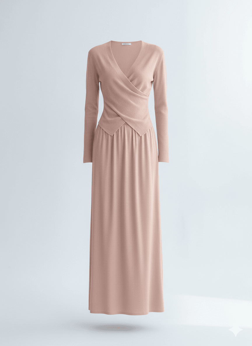 חצאית טנסל קלאסית - Nessiha