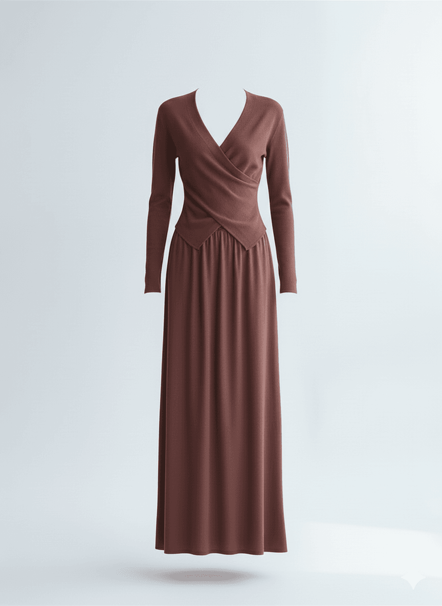 חצאית טנסל קלאסית - Nessiha