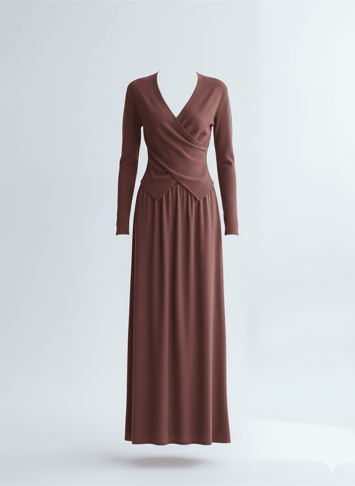 חצאית טנסל קלאסית - Nessiha