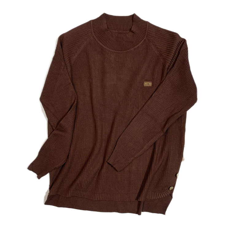 סוודר צהוב חרדל מודרני