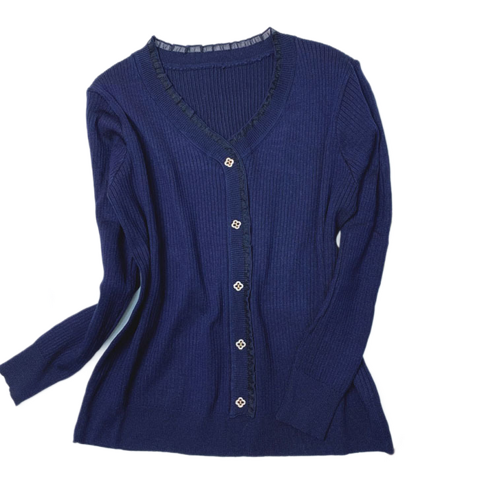 קרדיגן כחול קלאסי